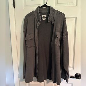 Aerie Lumberjane Waffle Shacket size XXL